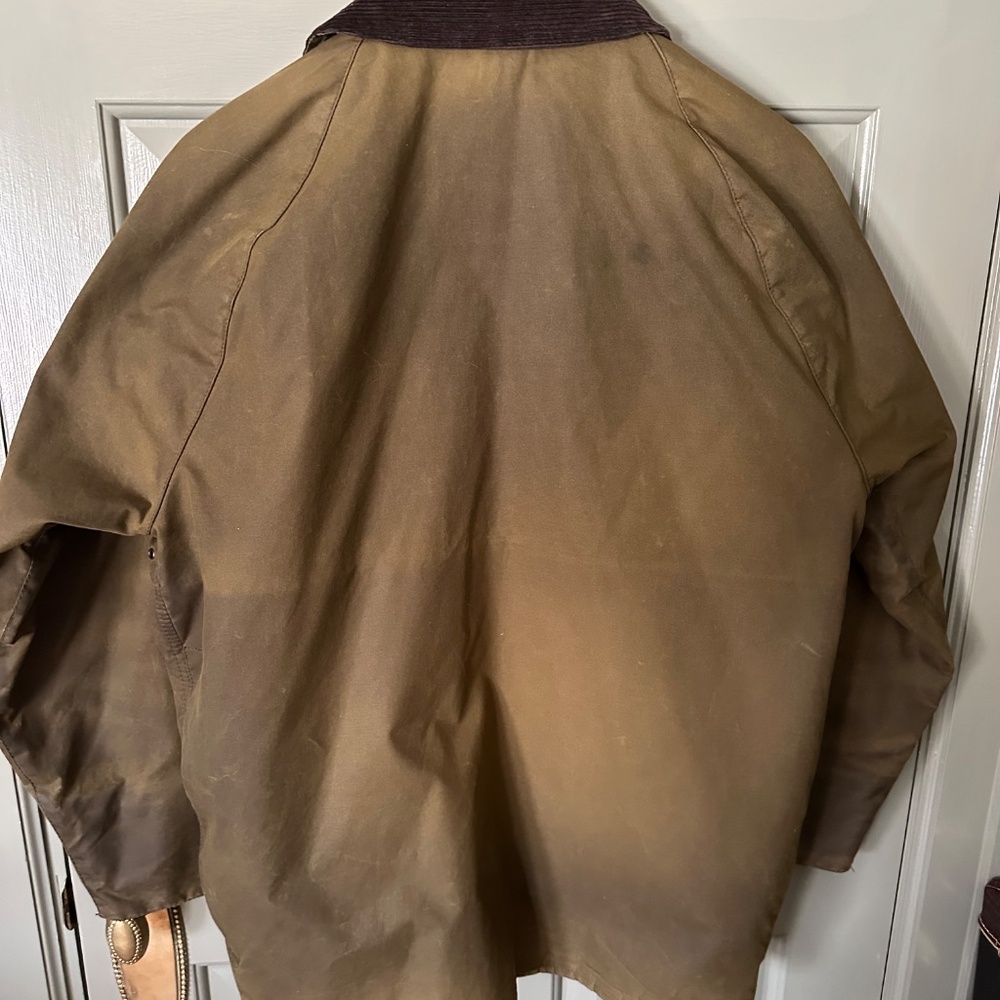 BARBOUR CLASSIC BEAUFORT Waxed Cotton Jacket Size 44 - Picture 3 of 7